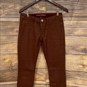 Banana Republic Burgundy Denim Pants